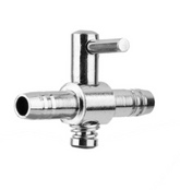 Robinet inox pentru aerator 4/6 mm